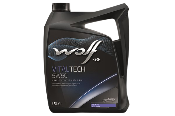 Моторное масло Wolf VitalTech 5W-50, 5л 